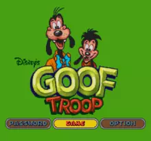 Image n° 4 - screenshots  : Goof Troop